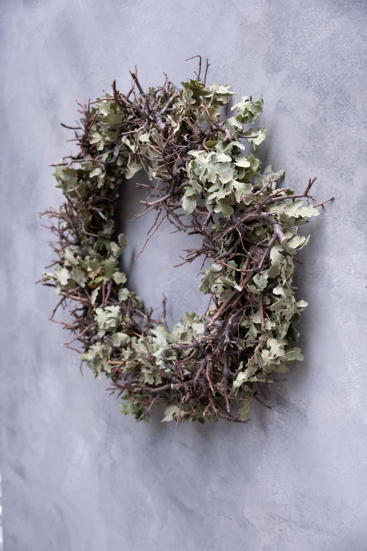Eichenblatt-Bonsaikranz · Ø 50 cm · Natur · 50 cm · Ansicht 3