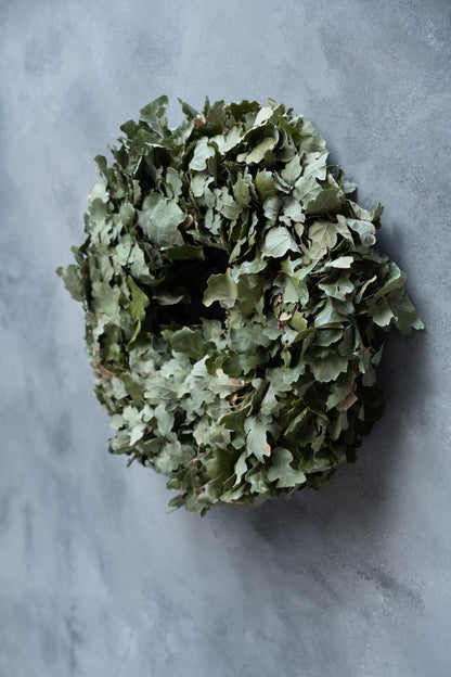 Eichenblattkranz · Kräftige Ausführung · Ø 35–45 cm · Natur · 35 cm · Ansicht 2