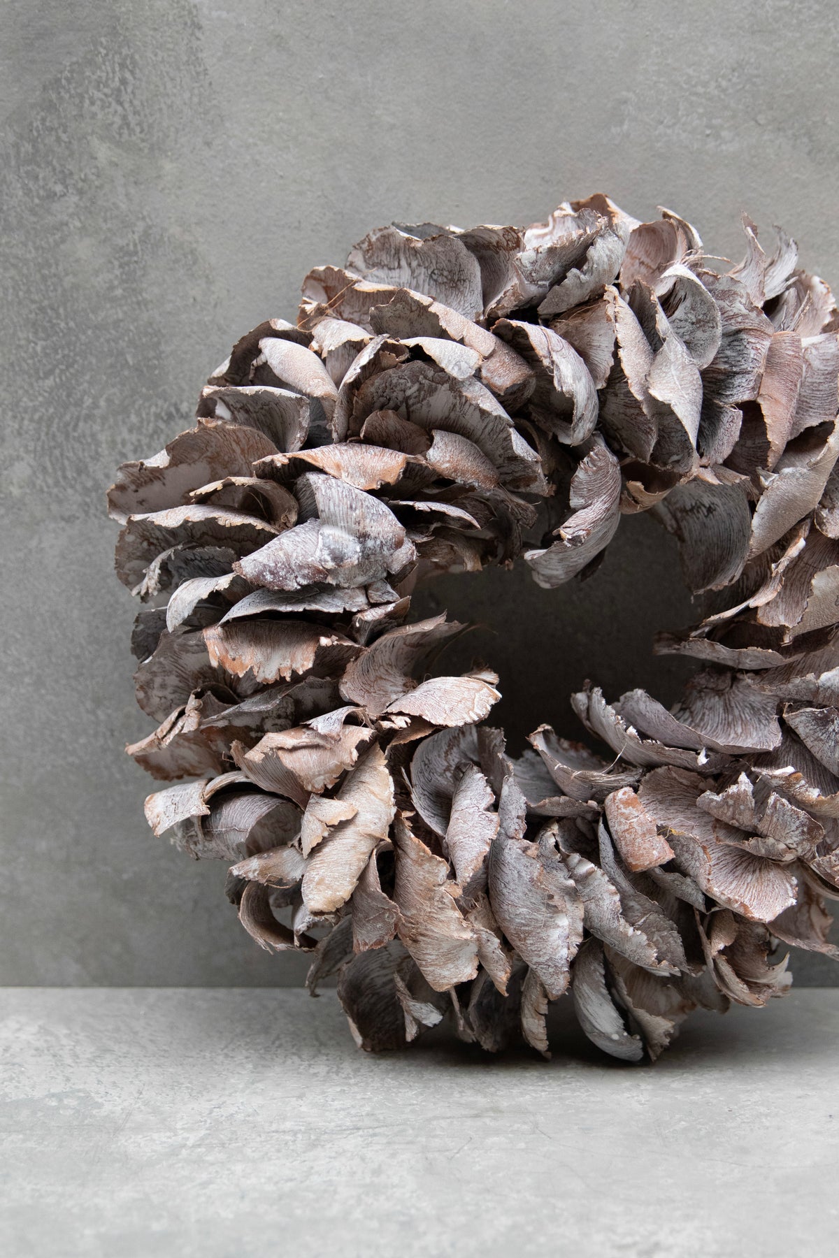 Palmblattkranz · Ø 25–100 cm · Weiß gewaschen · 25 cm · Ansicht 3
