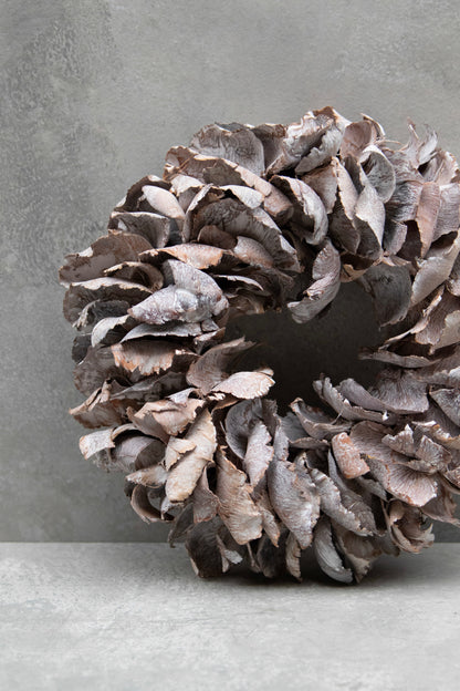 Palmblattkranz · Ø 25–100 cm · Weiß gewaschen · 25 cm · Ansicht 3