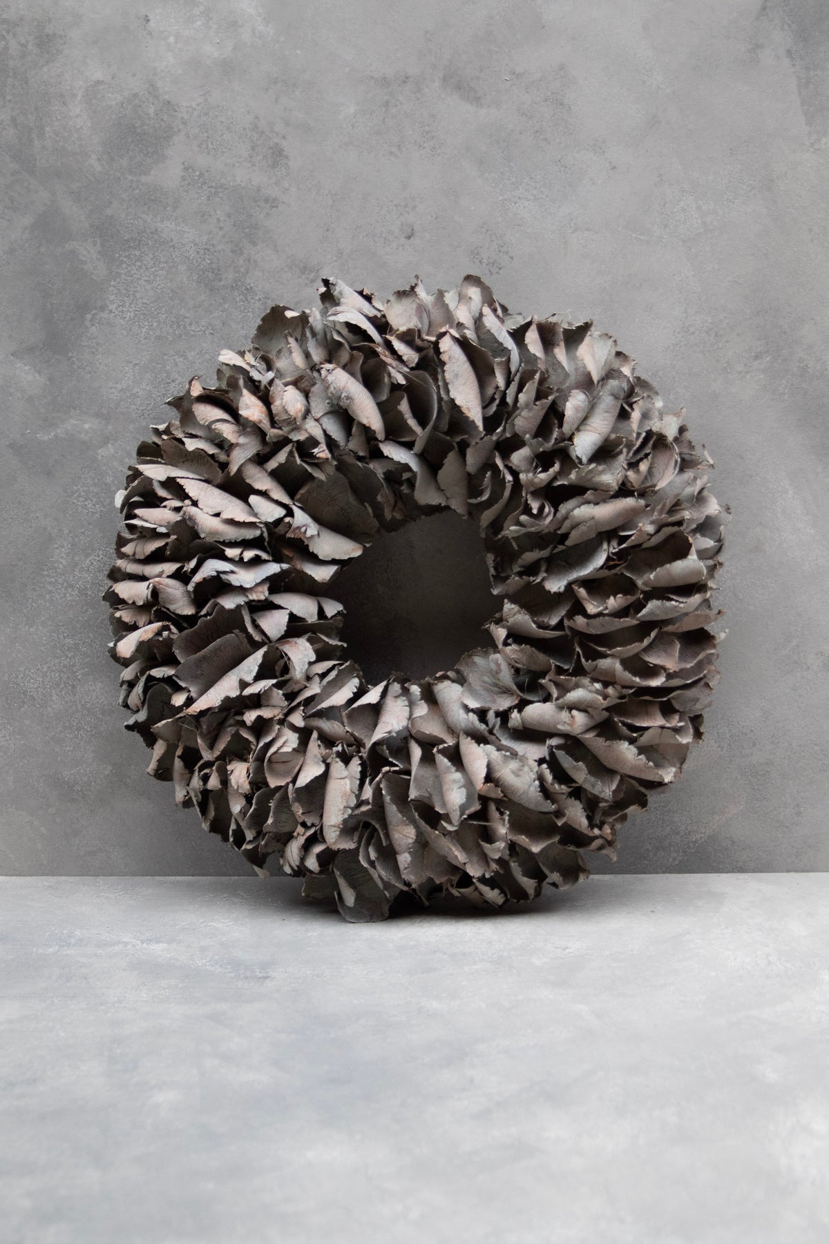 Palmblattkranz · Ø 25–100 cm · Grau gewaschen · 100 cm · Ansicht 1