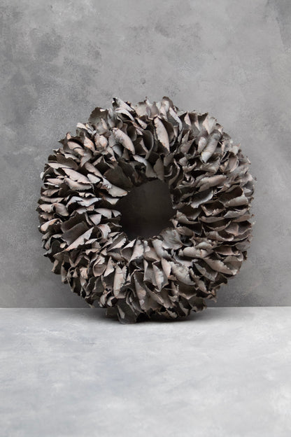 Palmblattkranz · Ø 25–100 cm · Grau gewaschen · 100 cm · Ansicht 1