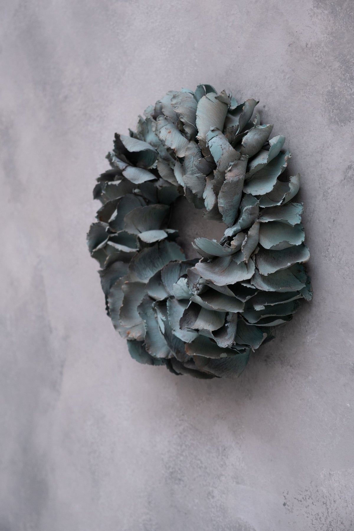 Palmblattkranz · Ø 25–100 cm · Aqua · 25 cm · Ansicht 3