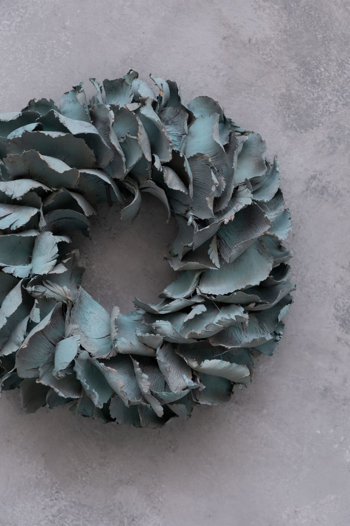 Palmblattkranz · Ø 25–100 cm · Aqua · 25 cm · Ansicht 2