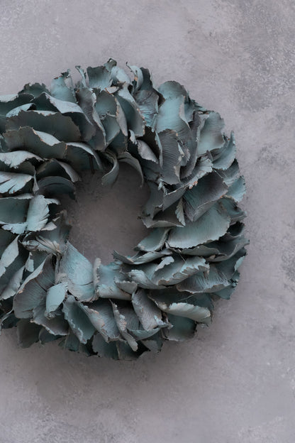 Palmblattkranz · Ø 25–100 cm · Aqua · 25 cm · Ansicht 2