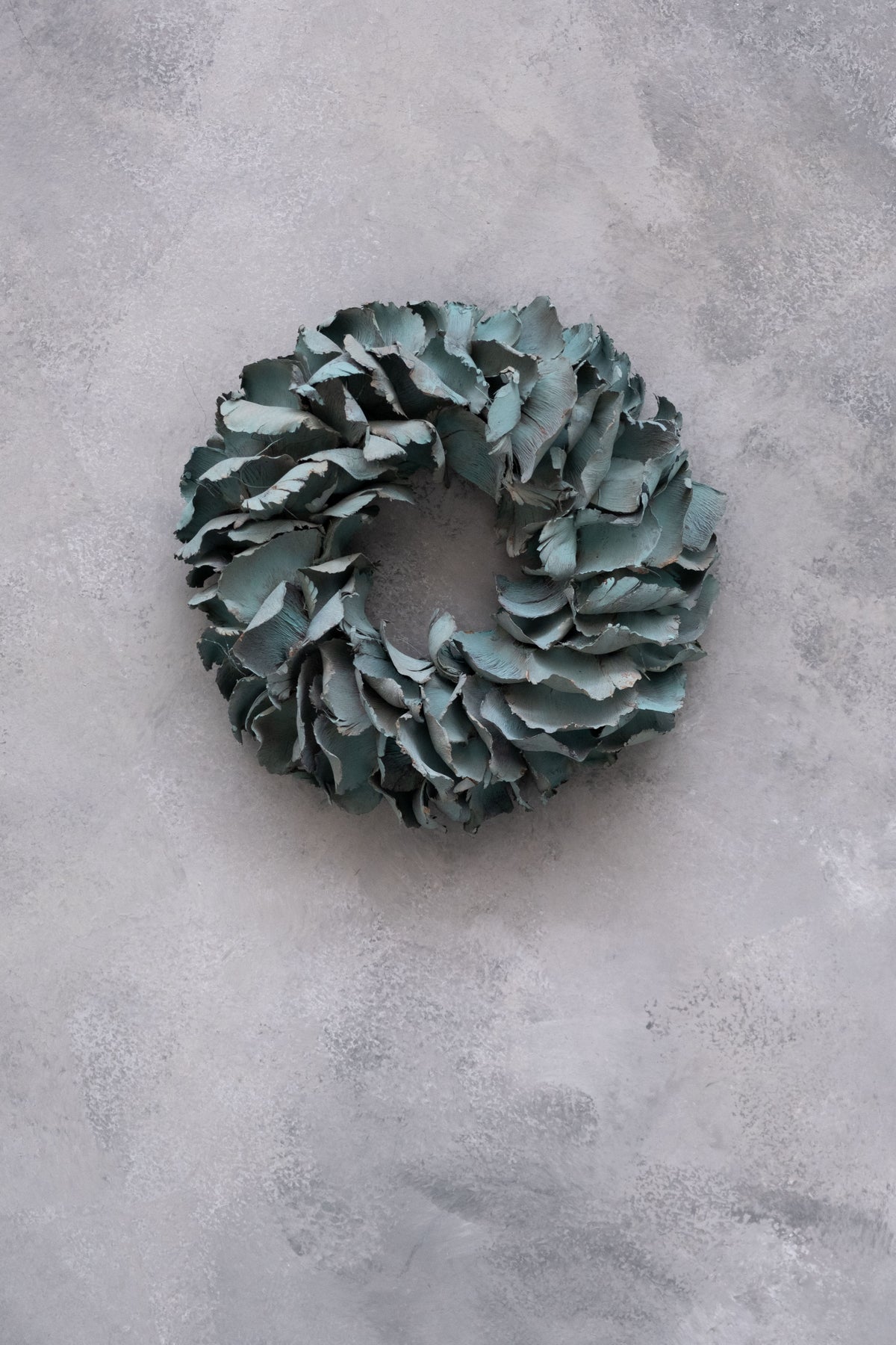 Palmblattkranz · Ø 25–100 cm · Aqua · 25 cm · Ansicht 1