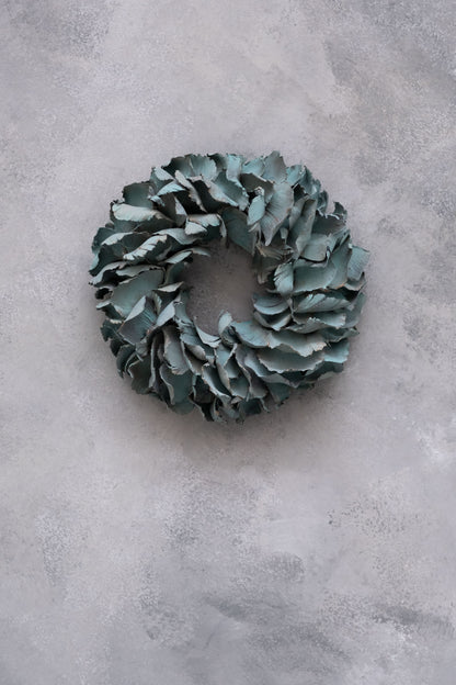 Palmblattkranz · Ø 25–100 cm · Aqua · 25 cm · Ansicht 1