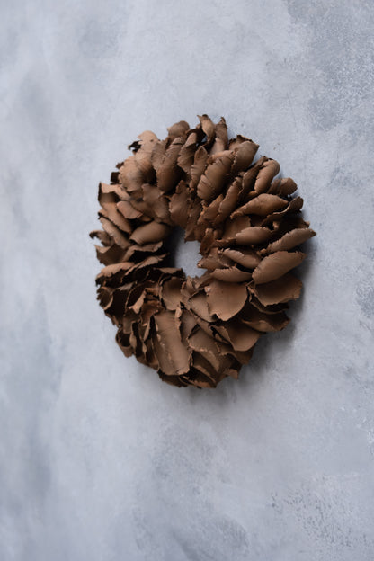 Palmblattkranz · Ø 25–100 cm · Kakao · 25 cm · Ansicht 3