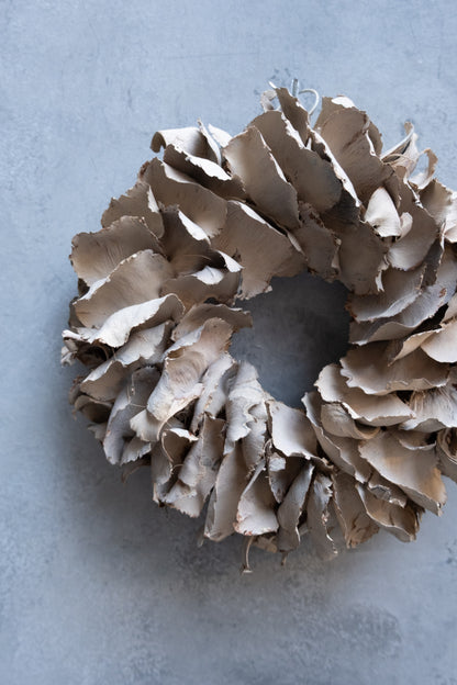 Palmblattkranz · Ø 25–100 cm · Kaffeecreme · 25 cm · Ansicht 2