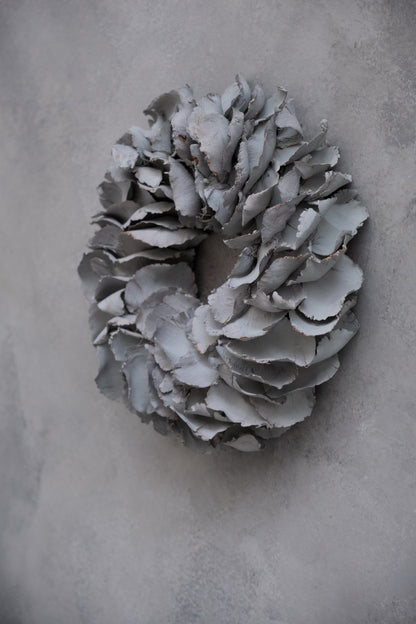 Palmblattkranz · Ø 25–100 cm · Nebelgrau · 25 cm · Ansicht 3