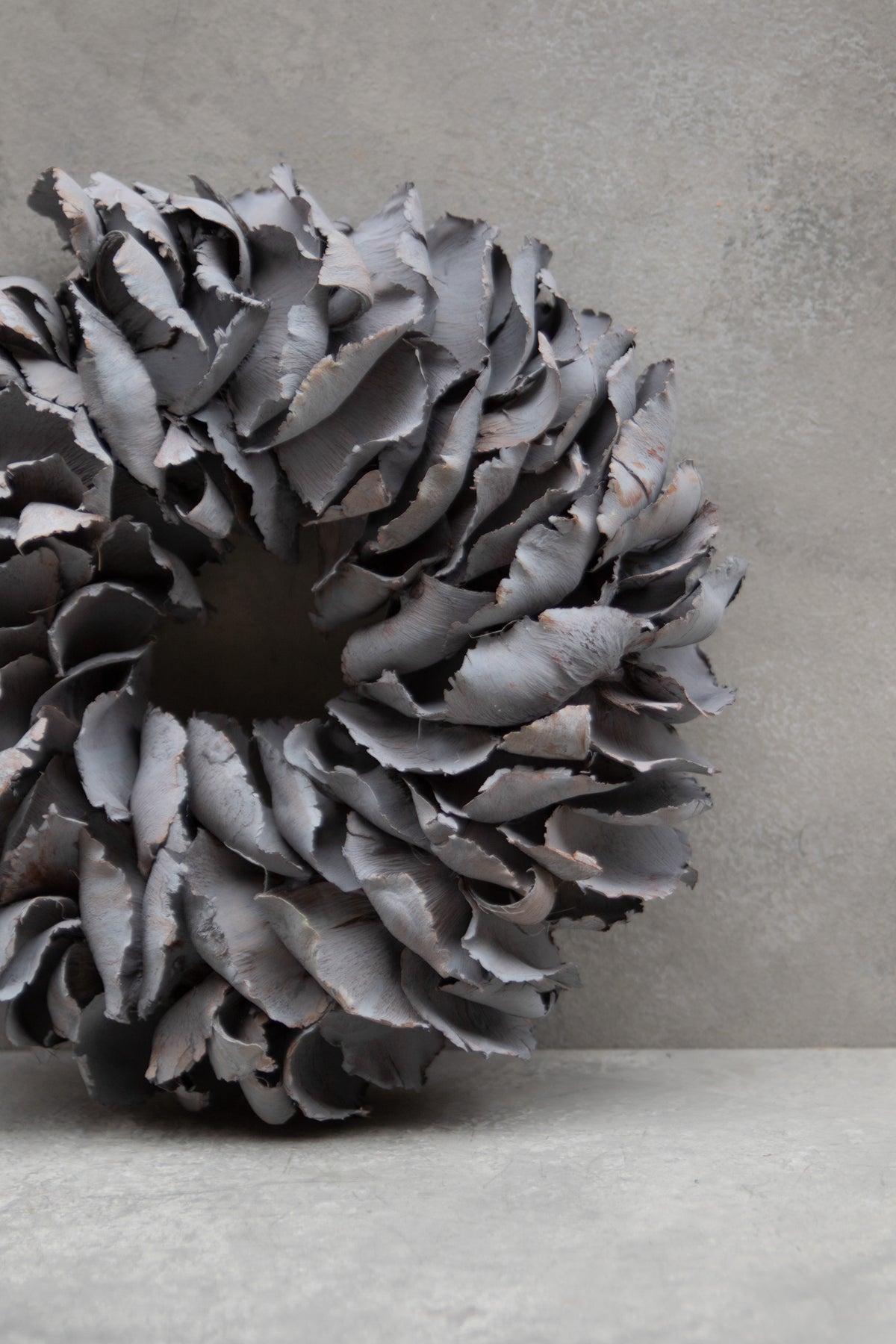 Palmblattkranz · Ø 25–100 cm · Rauchgrau · 40 cm · Ansicht 2