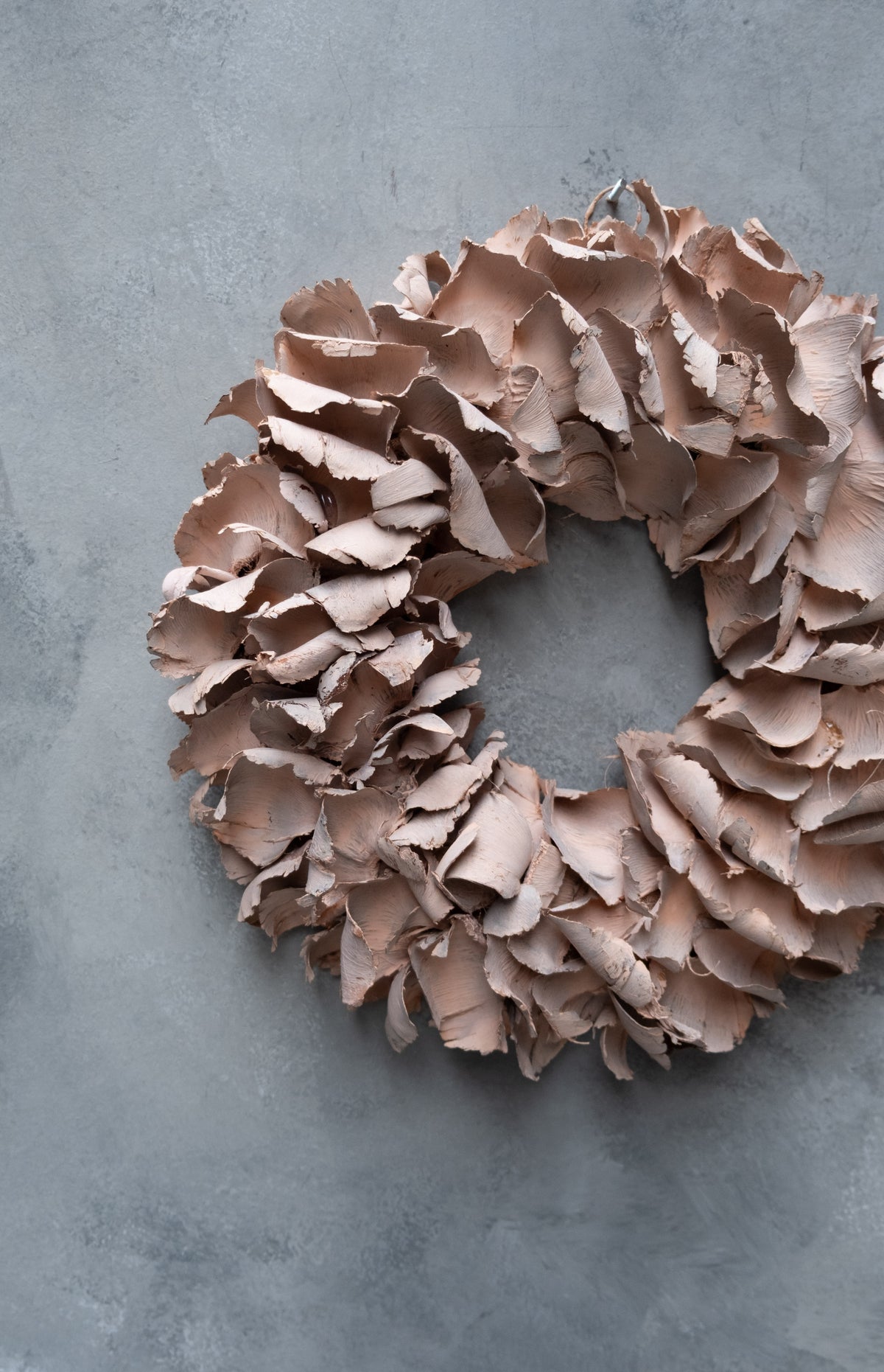 Palmblattkranz · Ø 25–100 cm · Altrosa · 25 cm · Ansicht 2