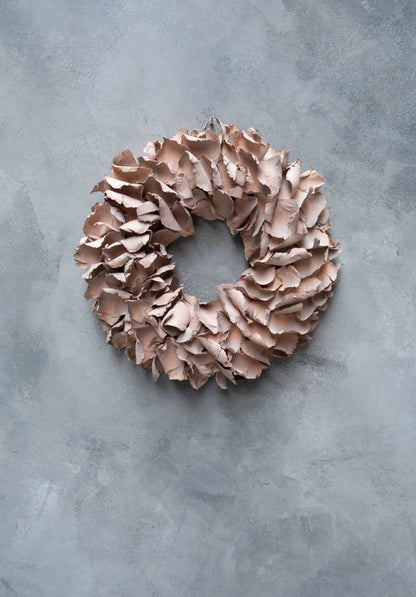Palmblattkranz · Ø 25–100 cm · Altrosa · 25 cm · Ansicht 1