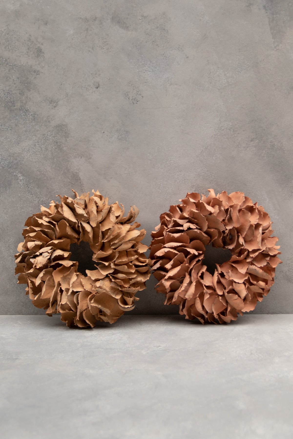 Palmblattkranz · Ø 25–100 cm · Terrakottarot · 25 cm · Ansicht 5