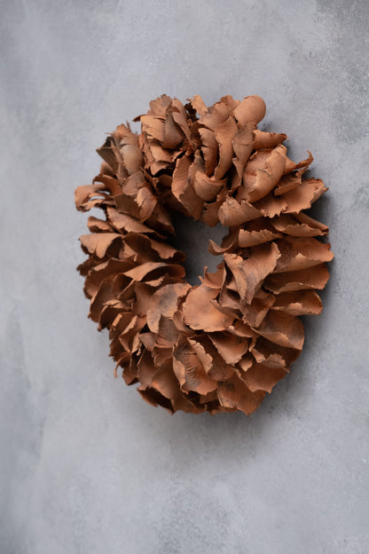Palmblattkranz · Ø 25–100 cm · Terrakotta · 25 cm · Ansicht 3