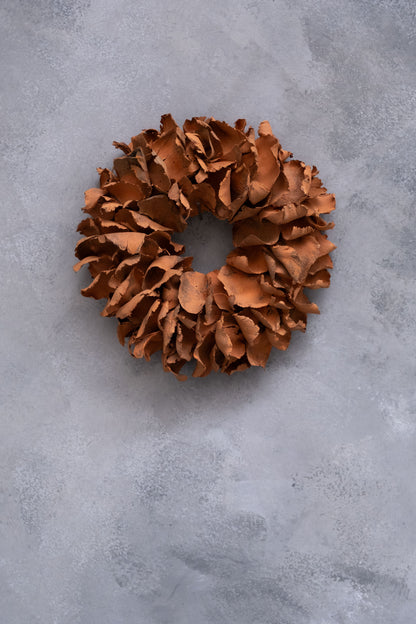 Palmblattkranz · Ø 25–100 cm · Terrakotta · 25 cm · Ansicht 1