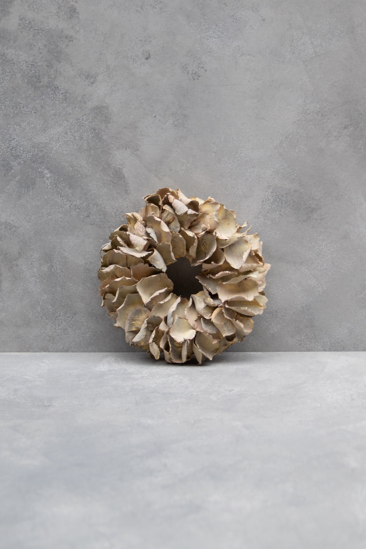 Palmblattkranz · Ø 25–100 cm · Sandgelb · 25 cm · Ansicht 1