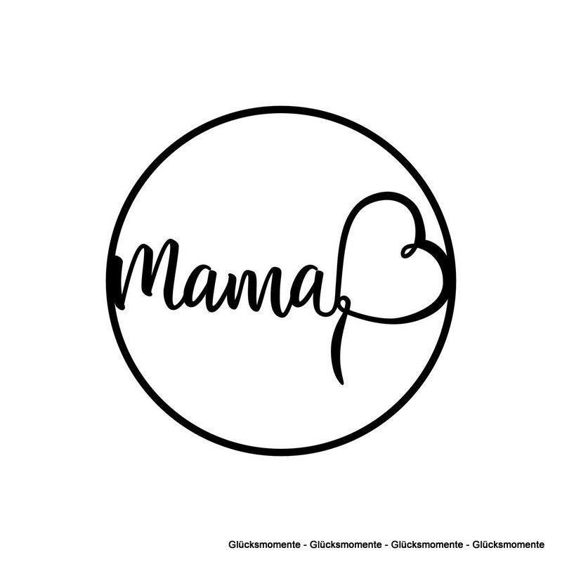 Holzkranz | Holzring "Mama Herz"