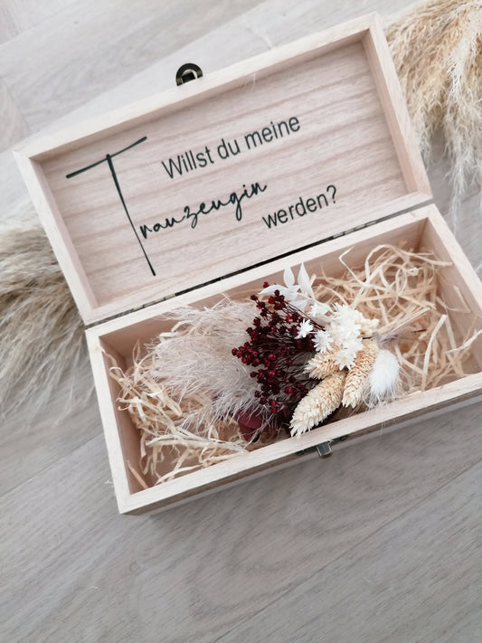 Geschenkbox - Möchtest du meine Trauzeugin sein?