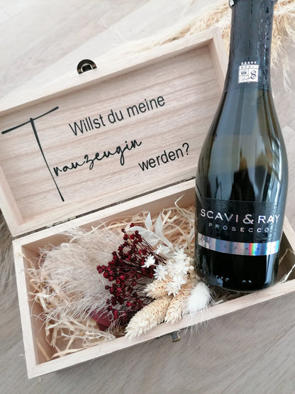 Geschenkbox - Möchtest du meine Trauzeugin sein?