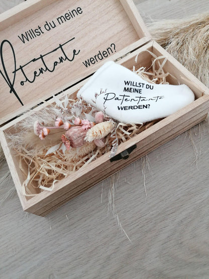 Geschenkbox - Möchtest du mein Patenonkel sein?