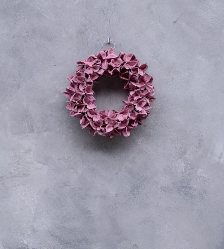 Baumwollkapselkranz · Cerise-Pink · Ø 20–30 cm