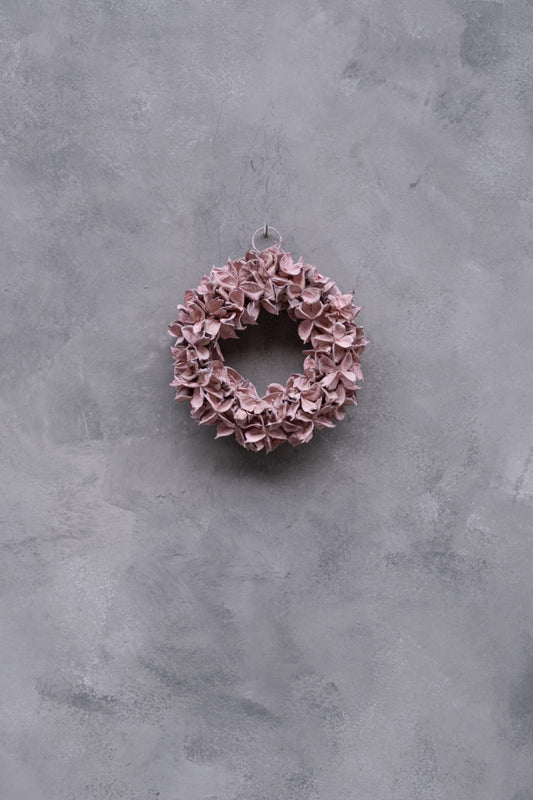 Baumwollkapselkranz · Zartrosa · Ø 20–30 cm
