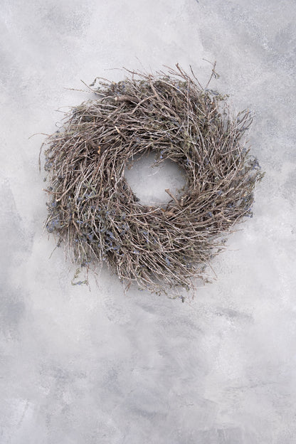 Grey herb twig wreath · Natural