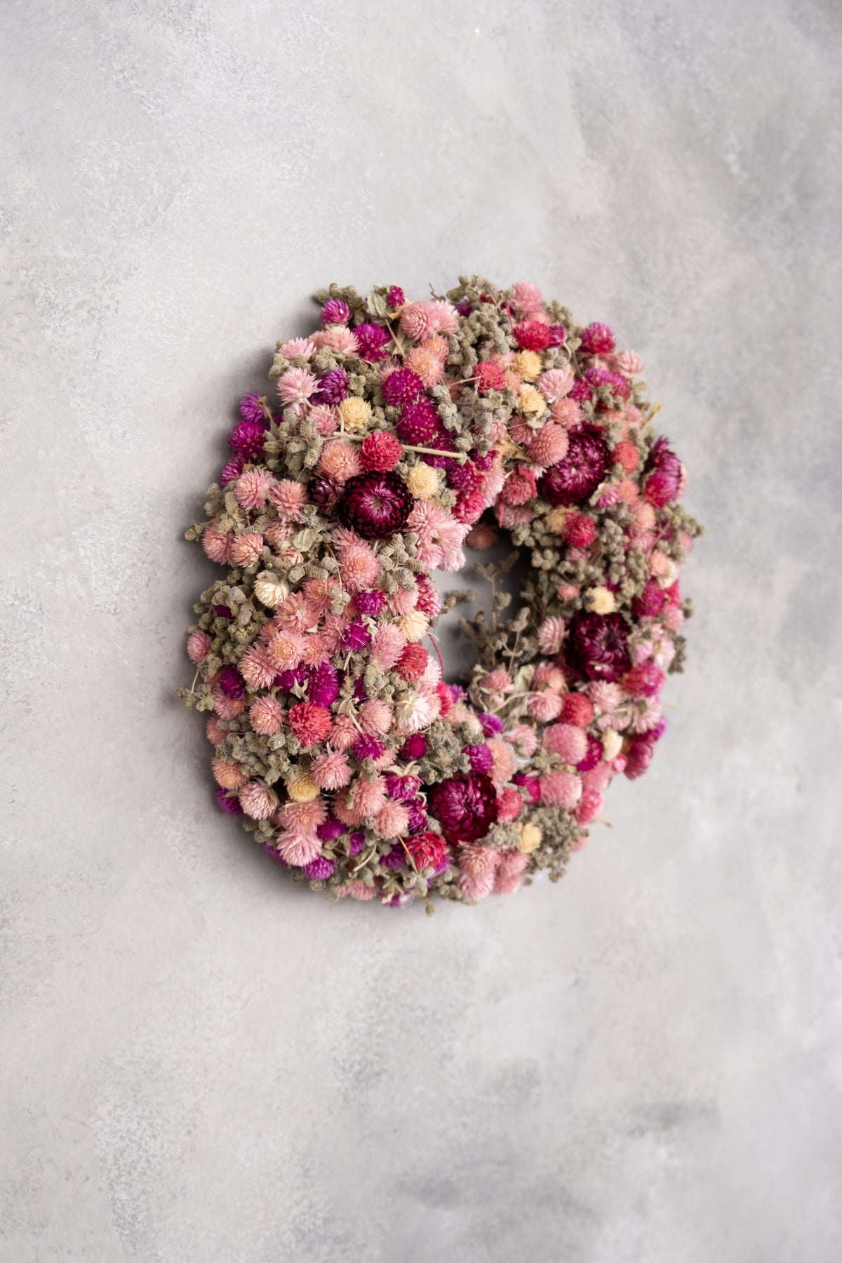 Gomphrena mix wreath · Nicht angegeben