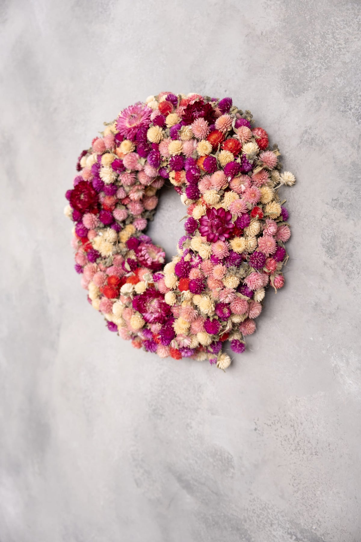 Gomphrena mix wreath · Nicht angegeben