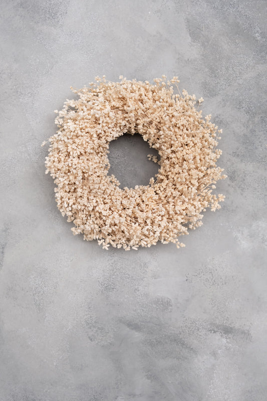 Oregano wreath · Cream