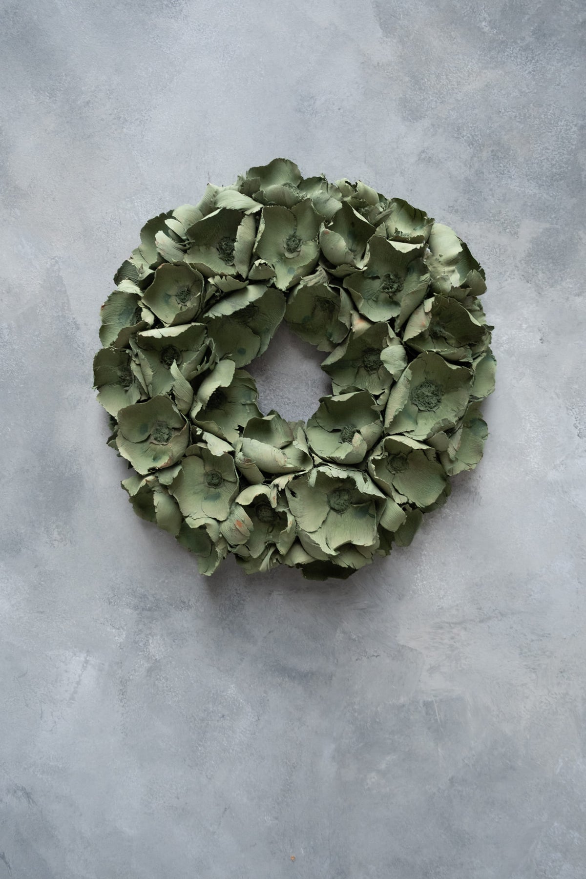 Palm cup wreath · Laurel green