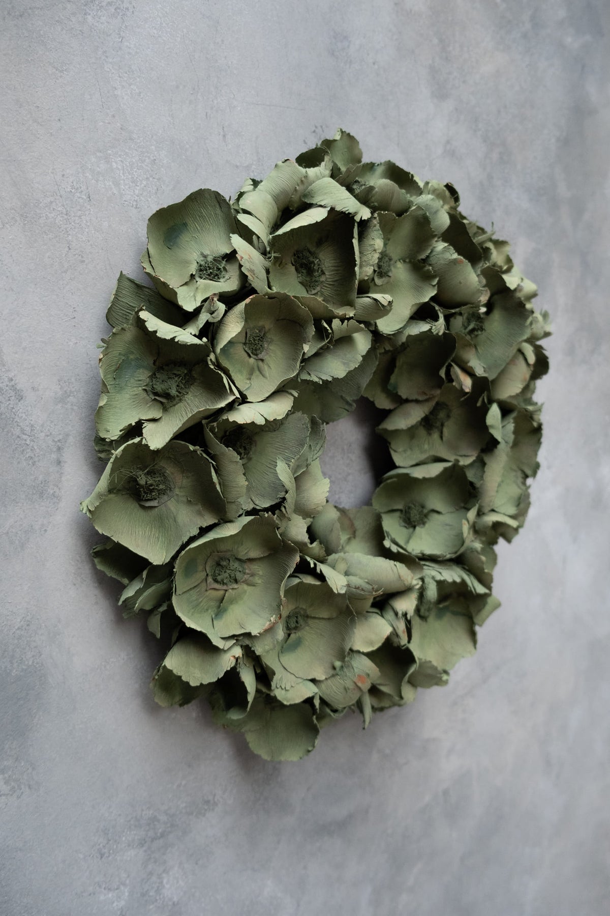 Palm cup wreath · Laurel green