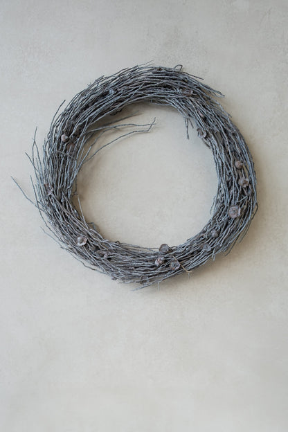 Coco branch wreath · Grey mist