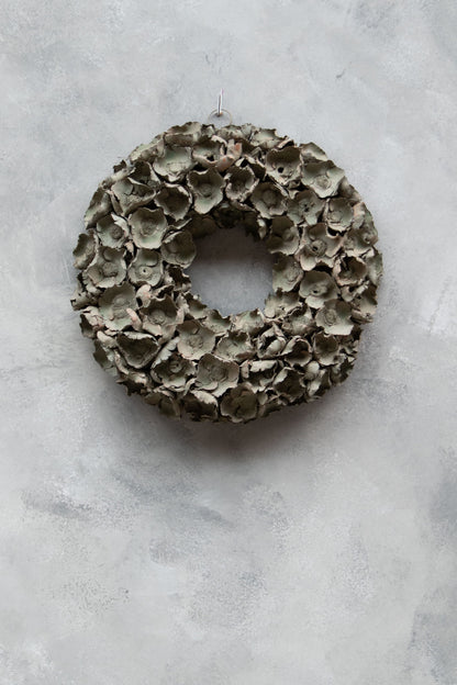 Coco flower wreath · Old green-wash