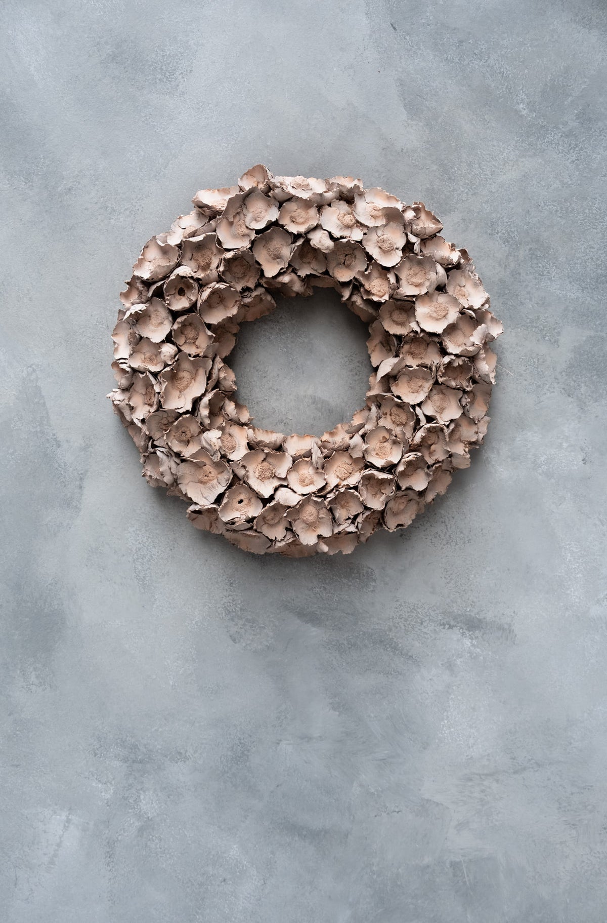 Coco flower wreath · Old pink