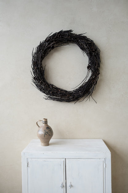 Coco branch wreath · Black